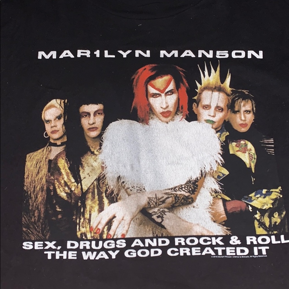 Marlin Manson “Rock is dead” tee